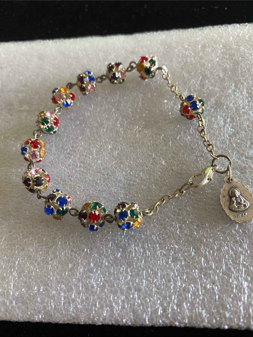 Multicolor Crystal Bead Bracelet - Women's Jewelry